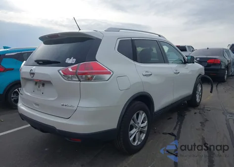 2016 Nissan Rogue Sv z USA, uszkodzony, nr VIN KNMAT2MV6GP620334